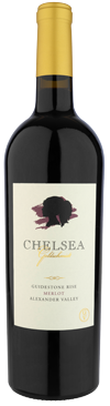 Chelsea Merlot Goldschmidt wine bottle